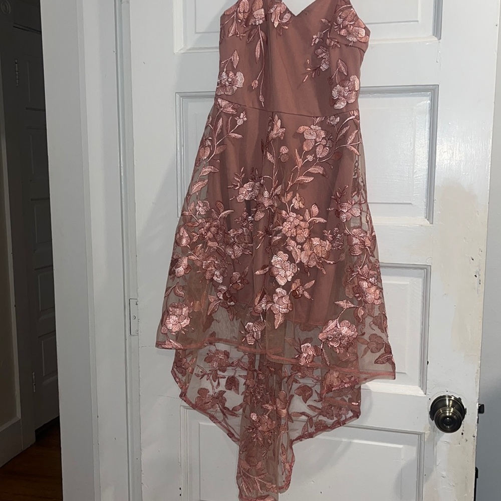 Pastel Pink Flower Dress